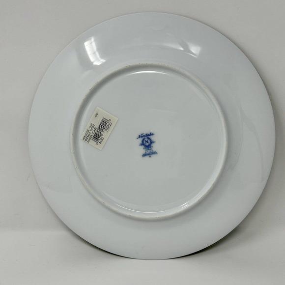 Noritake Emerald Crest 4130 Dinner Plate 10.5” Green Gold White NWT - Picture 2 of 16